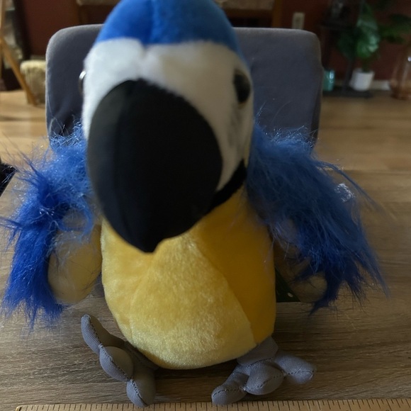 Fiesta WWF Adoption Macaw Bird Blue Stuffed Animal - Picture 10 of 12